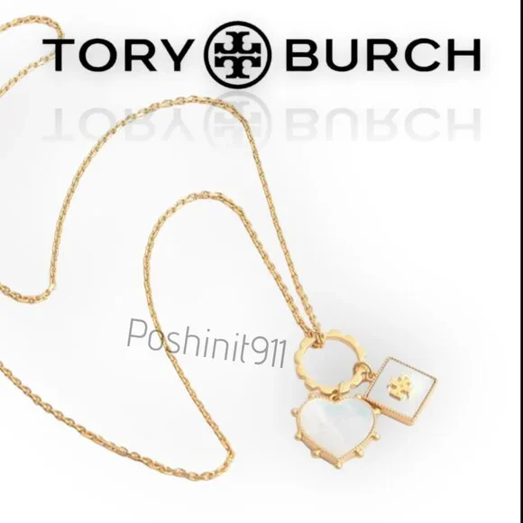 Beautiful Tory Burch Mother of Pearl Necklace - Picture 3 of 3